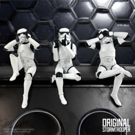 Beeld - Three Wise Sitting Stormtroopers 11cm (NN)