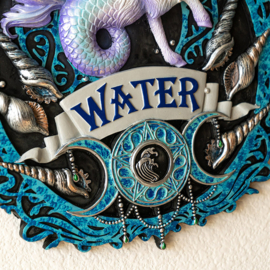 Wall Plaque - Water Sea Goat Elemental Magic (AS)
