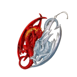 Ornament - Fire & Ice Dragons (AS)