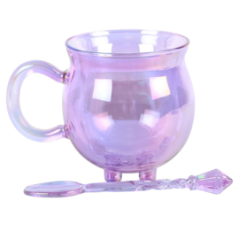 Mok - Glass Cauldron With Spoon