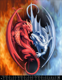 Poster Calendar 2025 - Dragon Charm (AS)