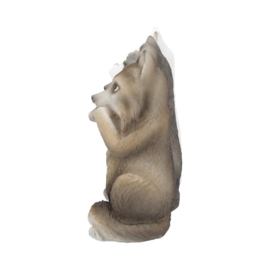 Beeld - Three Wise Wolves 10cm (NN)