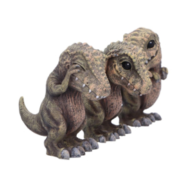 Beeld - Three Wise Tyrannosaurus Rex 9.3cm (NN)