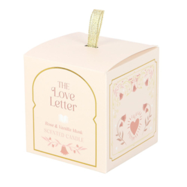 Geurkaars - The Love Letter Rose & Vanilla Musk