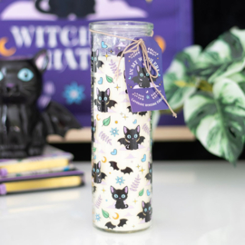 Kaars - Cute and Creepy Lavender Tube