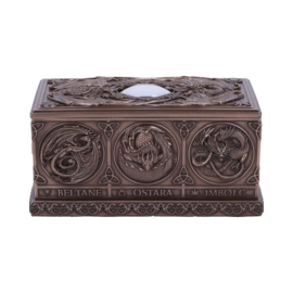 Trinket Box - Dragons of the Sabbats Box Bronze 14.5cm (AS)