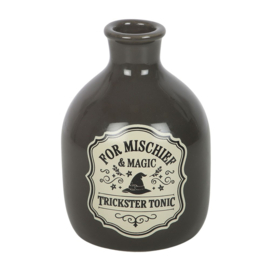 Candle Holder/Vase - Mischief and magic Brown