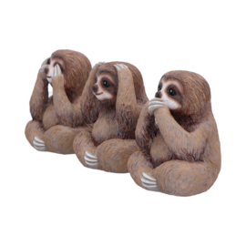 Figurine - Three Wise Sloths 8cm (NN)
