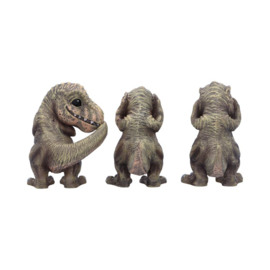 Beeld - Three Wise Tyrannosaurus Rex 9.3cm (NN)