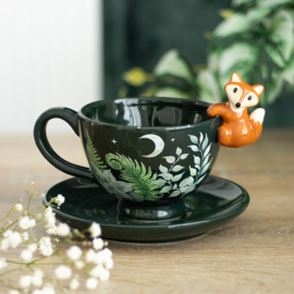 Teacup - Green Forest Fox