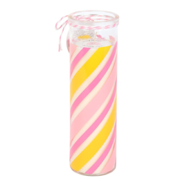 Geurkaars Tube - Candy Stripe Candyfloss