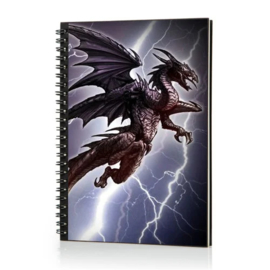 Spiraal Notitieboek 3D - Lightning Dragon (AE)