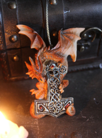 Ornament - Mjölnir Guardian Dragon 9.2cm (AS)