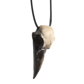 Ketting - Resin Crow Skull