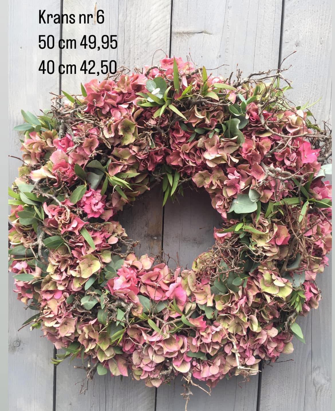 Hortensia krans 40 cm