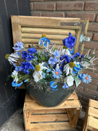 Bloemstuk Blauw