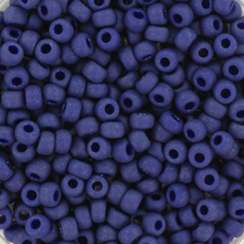 Miyuki rocailles 8/0 3mm Opaque matte luster cobalt 8-2075