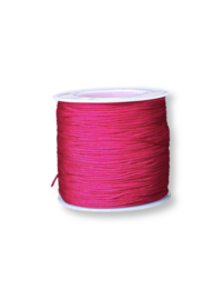 Macramé draad 0,8mm donker roze