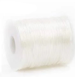 Satijn koord 2,5mm wit