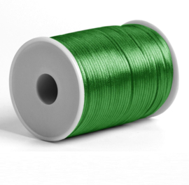 Satijn koord 2,5mm emerald green