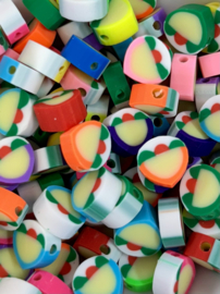 Polymeer kralen mix radijs 20 stuks