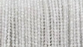 Natuursteen kralen 3mm Witte Jade