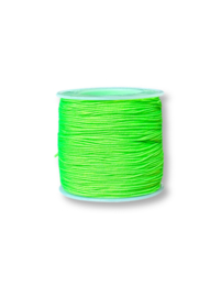 Macramé draad 0,8mm neon green 100 meter