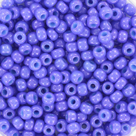Miyuki rocailles 8/0 3mm opaque dyed bright purple 8-1477