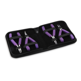 Beadalon toolkit purple met handige meeneem etui