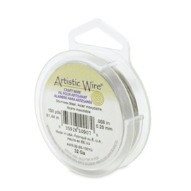Artistic Wire 32Ga  0,20mm stainless steel 91,4 Meter