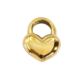 Bedel hart Goud 11x14mm stainless steel