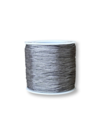 Macramé draad 0,8mm zilver 100 meter