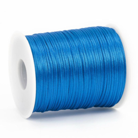 Satijn koord 1,5mm azure blue