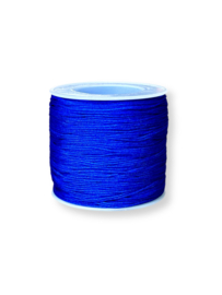 Macramé draad 0,8mm donker blauw 100 meter