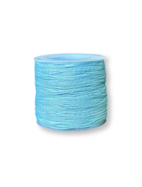 Macramé draad 0,8mm powder blue 100 meter