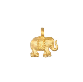 Bedel olifant goud stainless steel