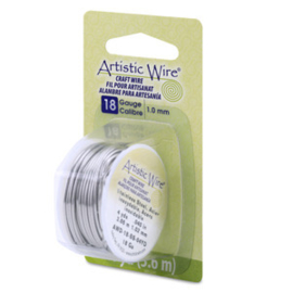 Artistic wire 18 Ga   1mm stainless steel 3,6 meter