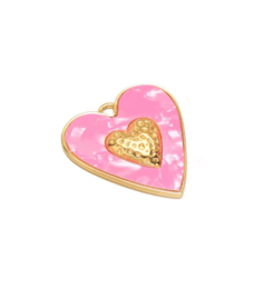 Bedel hart Stainless steel Roze / Goud