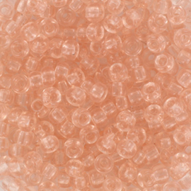 Miyuki rocailles 8/0 3mm Transparant light Tea rose 8-155