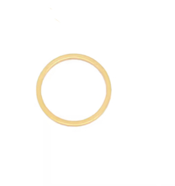 Tussenstuk cirkel Goud  stainless steel 5 stuks