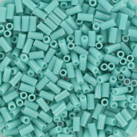 Miyuki bugles 3mm opaque turquoise green 412