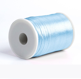 Satijn koord 2,5mm cloud blue
