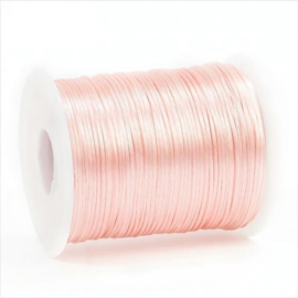 Satijn koord 1,5mm shell pink