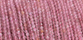 Natuursteen kralen 3 mm strawberry quarts