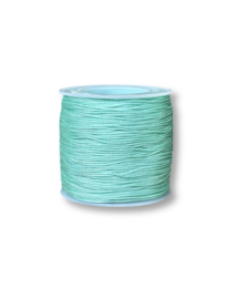 Macramé draad 0,8mm turquoise 100 meter
