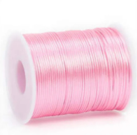 Satijn koord 2,5mm baby pink