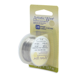 Artistic Wire 28 Ga 0,32mm stainless steel. 13,7 meter