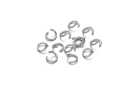 Buigringen stainless steel zilver 3mm