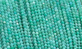 Natuursteen kralen 3mm Amazoniet