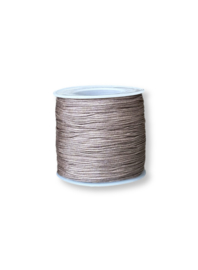 Macramé draad 0,8mm taupe 100 meter